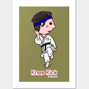 Black Belt-Knee Kick Posters and Art